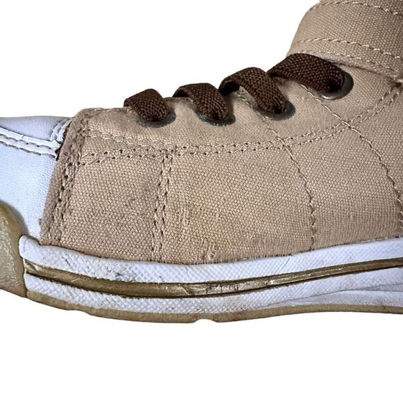 Moonstar ~ Peanuts sneakers ~ Snoopy patch ~ painted Woodstock ~ leather/canvas - Picture 11 of 14